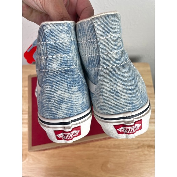 NWT Vans Sk8-Hi Tapered Denim Wash - Picture 5 of 9